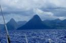 St. Lucia 2015: Approaching St. Lucia from Bequia Island  -  02.11.2015  -  St. Lucia